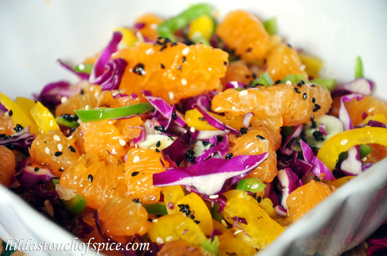 Swedish Cabbage and Orange Salad Recipe 